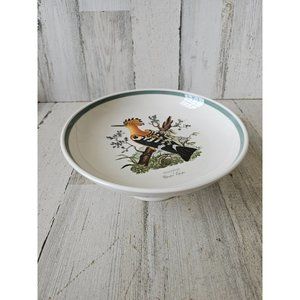 Portmerion hoopoe compote platter bowl birds Britain England tray footed platter